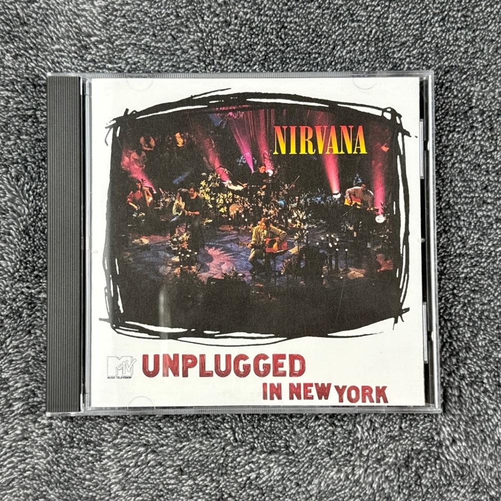 Nirvana MTV Unplugged in New York CD 1994 Live Album BMG Direct D106284 Grunge